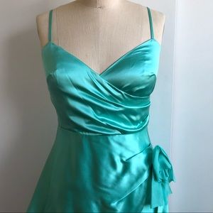 Silk Aqua Betsey Johnson Dress